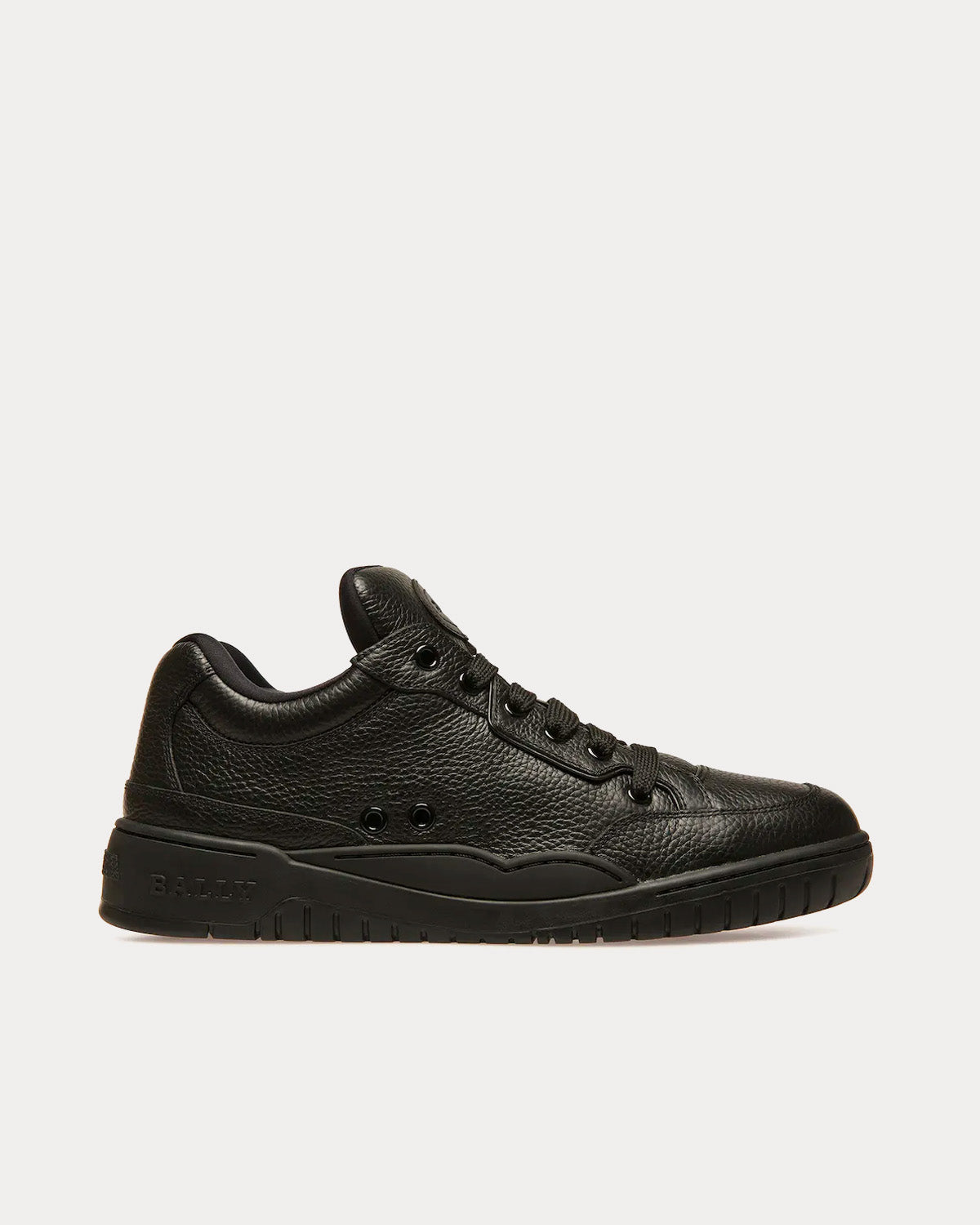 Bally Kiro Leather Black Low Top Sneakers - 1