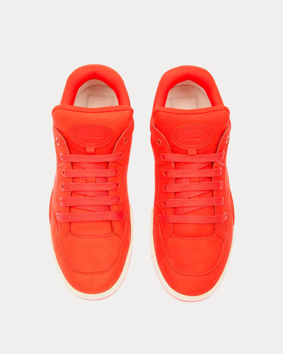 Bally Kiro Leather Orange Low Top Sneakers - 2