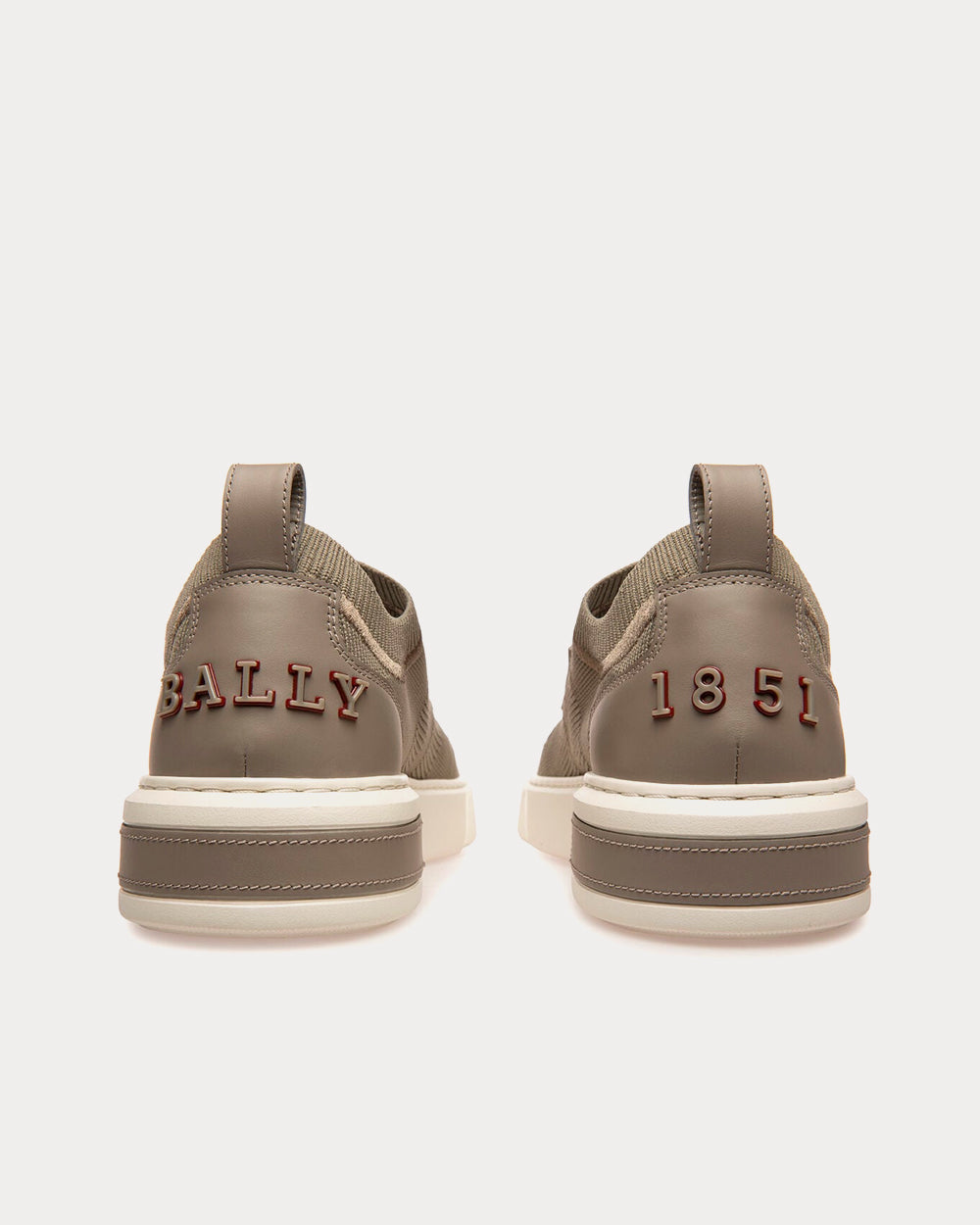 Bally Macky Knit Fabric Grey Low Top Sneakers - 4