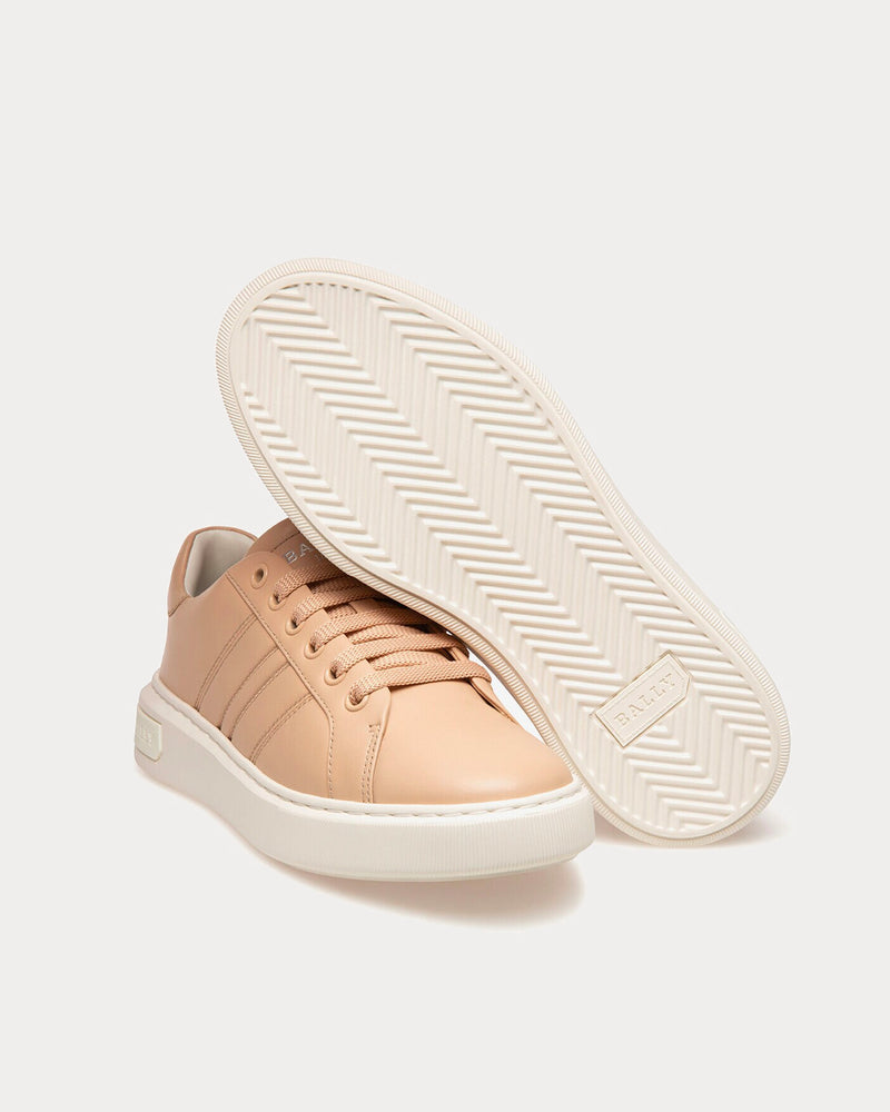 Bally Mandye Leather Blush Pink Low Top Sneakers - 3