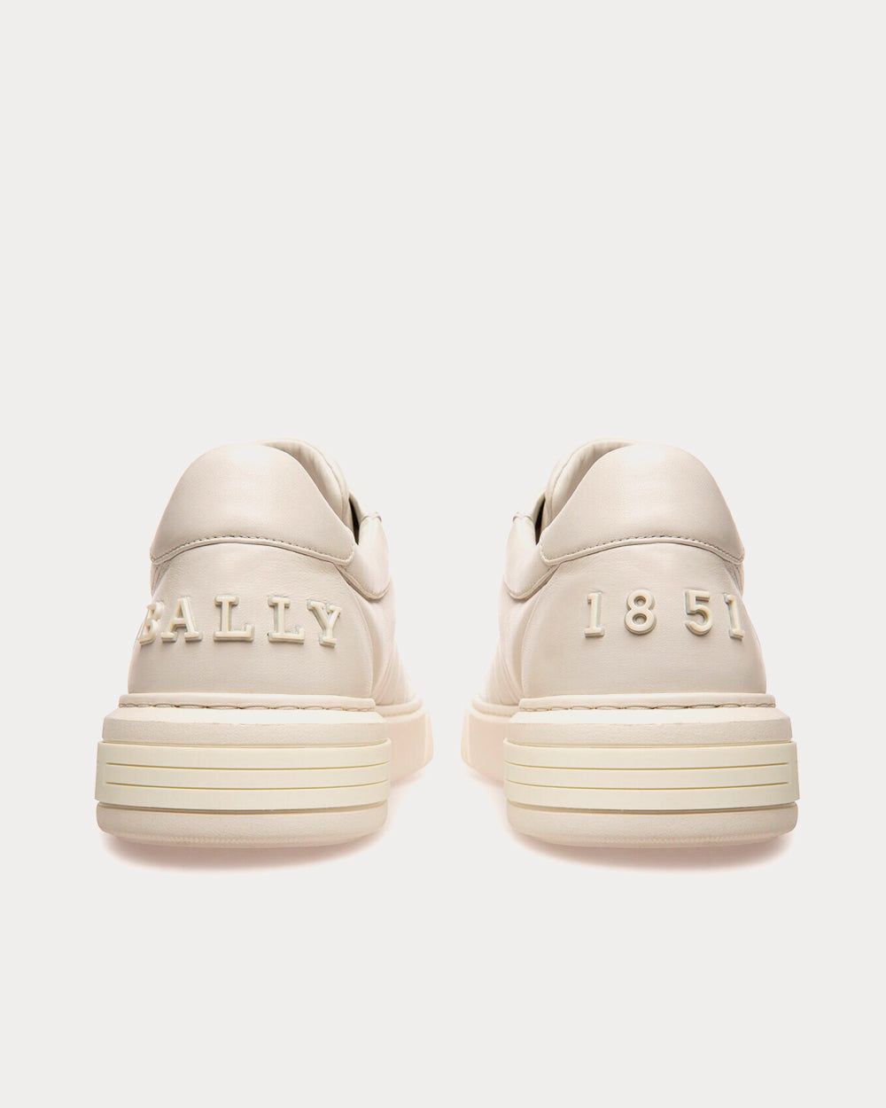 Bally Maudo Leather White Low Top Sneakers - 4