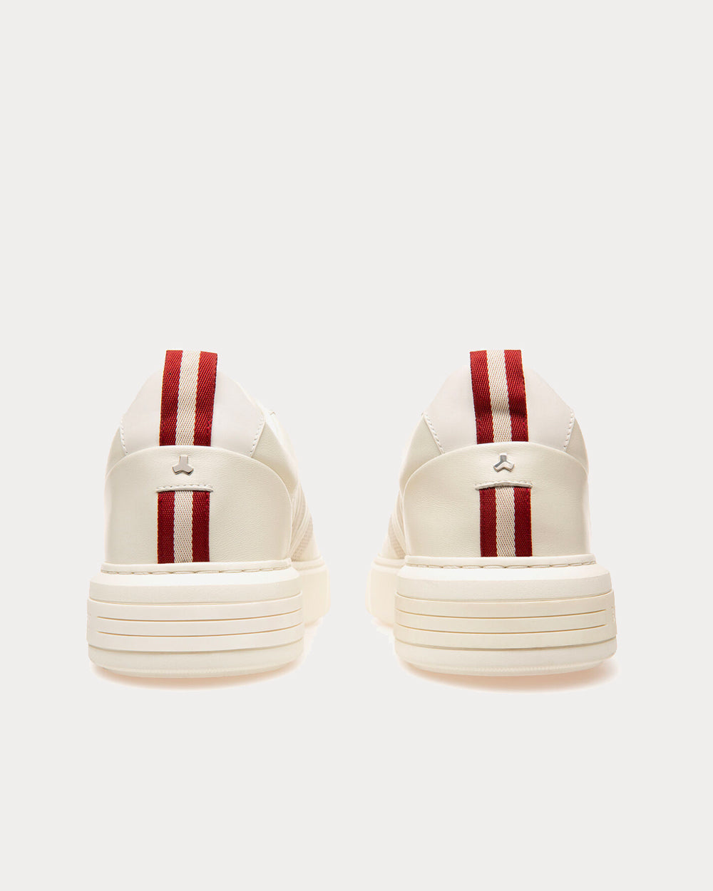 Bally Maxim Leather White Low Top Sneakers - 4