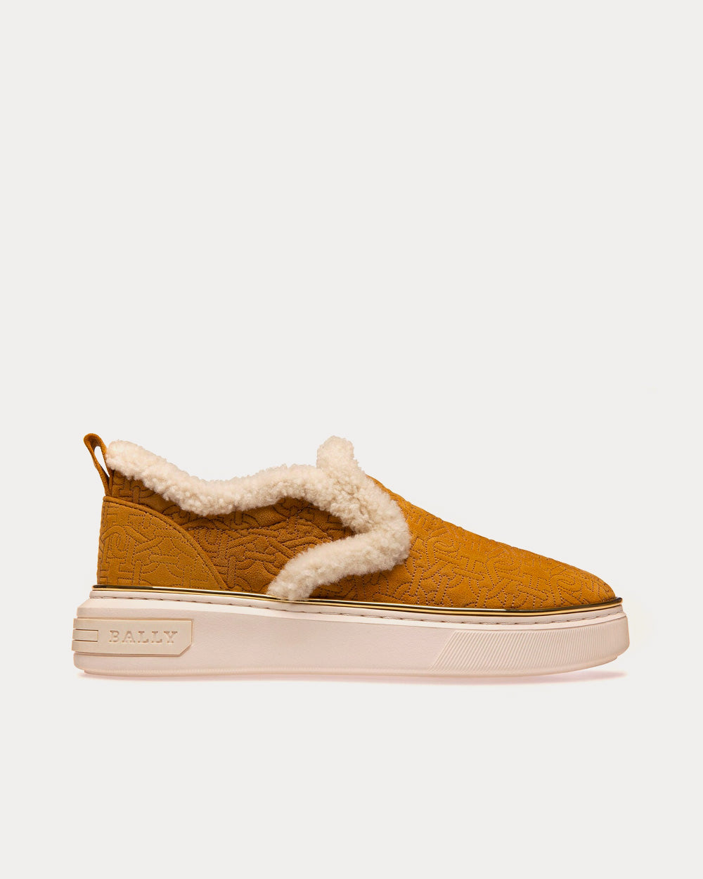 Bally Mardy Suede Leather Brown Slip On Sneakers Sneak in Peace