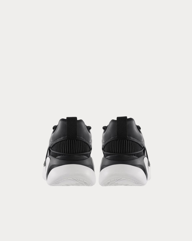 Balmain B-Runner Gummy Leather Black / White Low Top Sneakers - 4