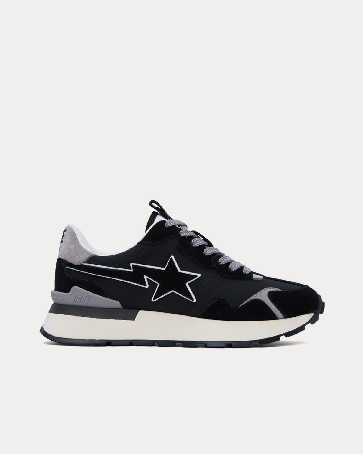 A Bathing APE Road Sta Express Black / Grey Low Top Sneakers - 1