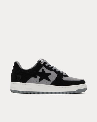 A Bathing APE Bape Sta M1 Black / Grey / White Low Top Sneakers