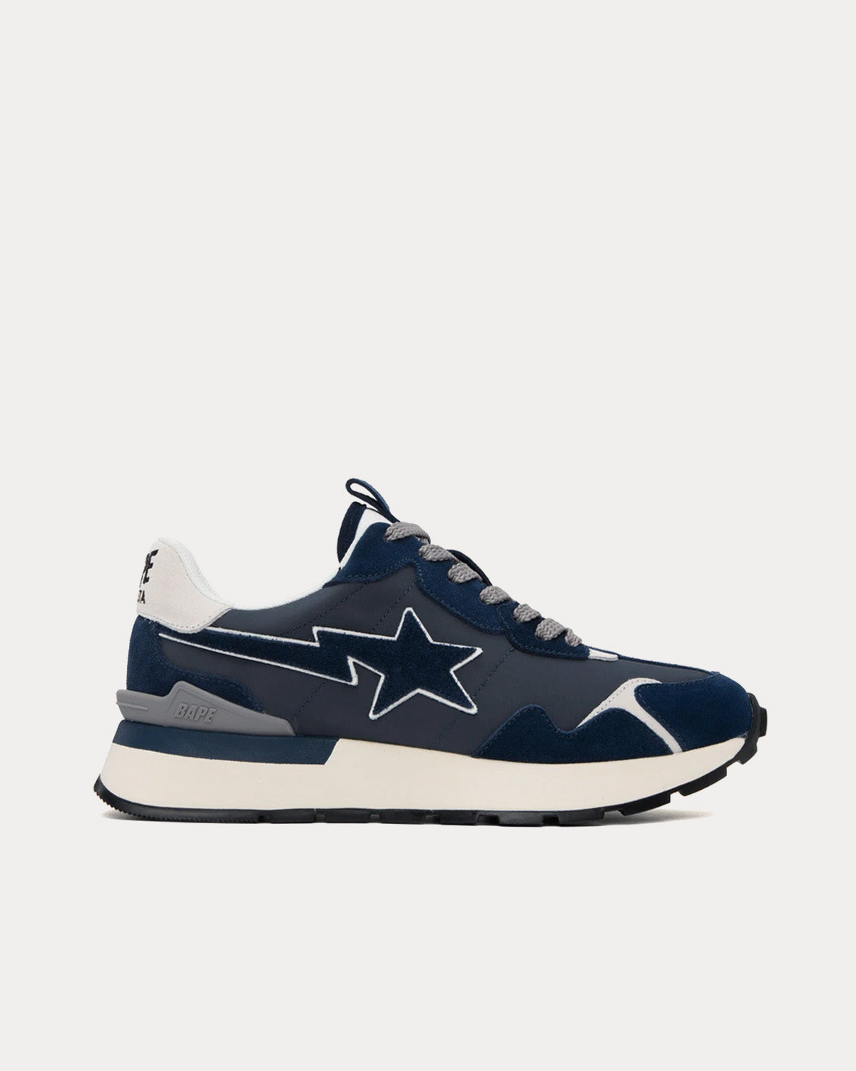 A Bathing APE Road Sta Express Navy / Grey Low Top Sneakers - 1