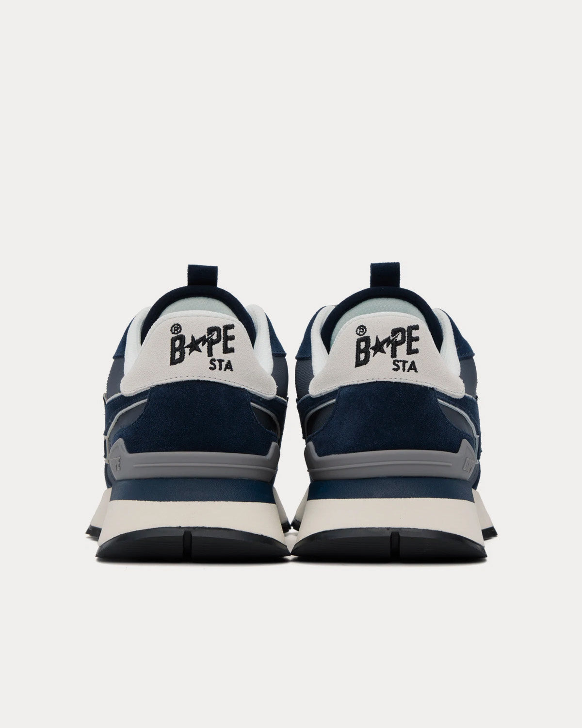 A Bathing APE Road Sta Express Navy / Grey Low Top Sneakers - 3