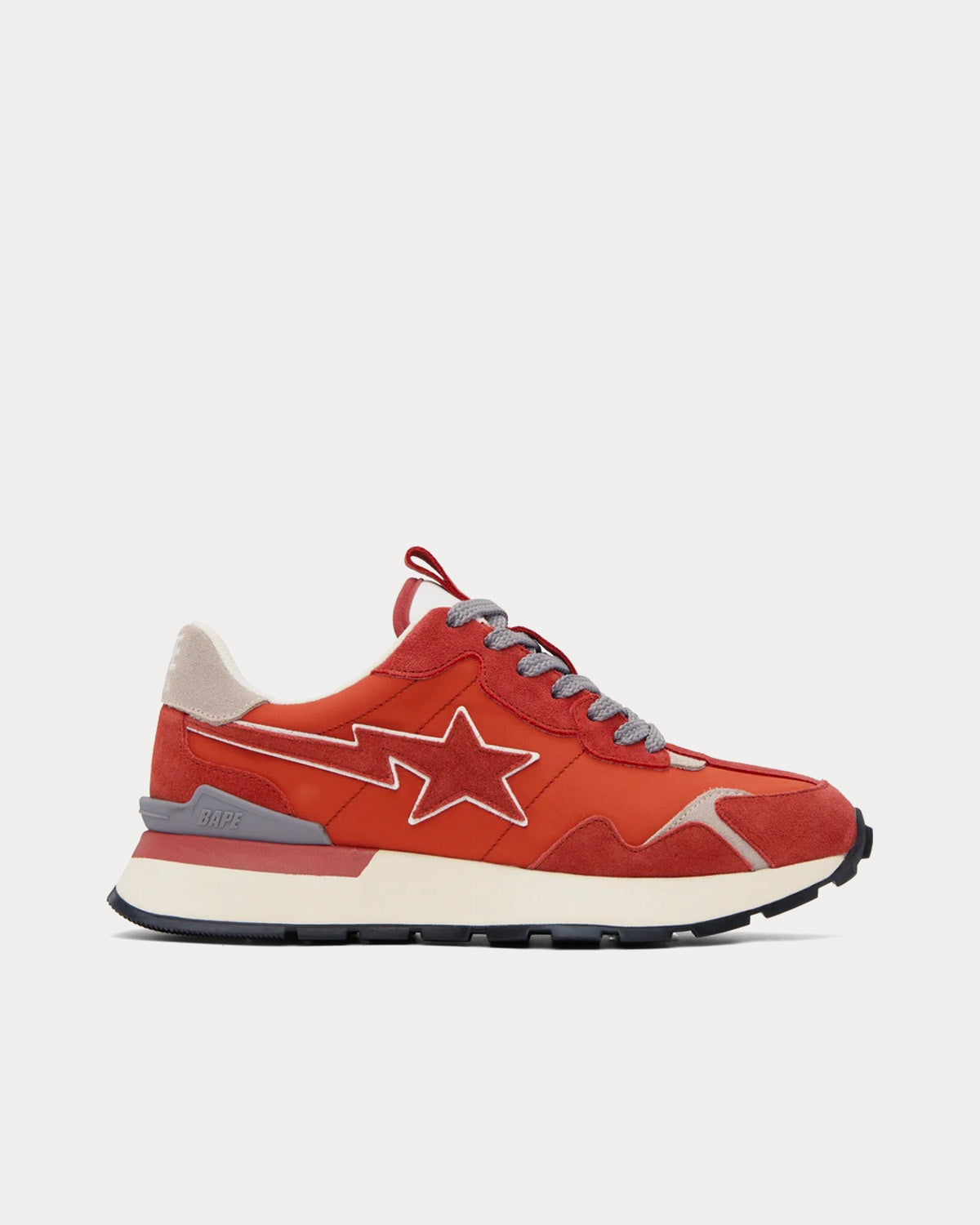 A Bathing APE Road Sta Express Orange / Grey Low Top Sneakers - 1