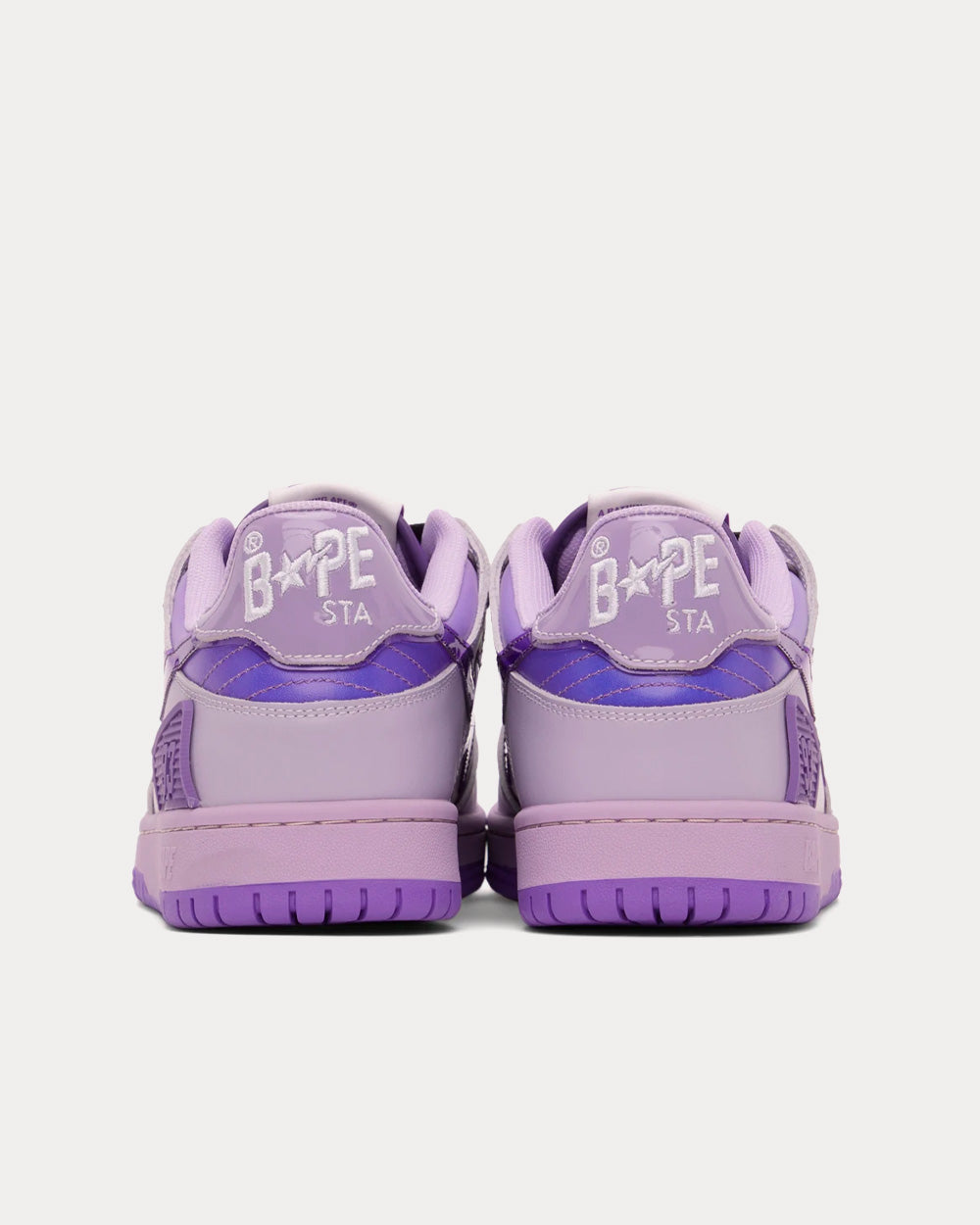 A Bathing APE BAPE Sta Purple Low Top Sneakers - 3