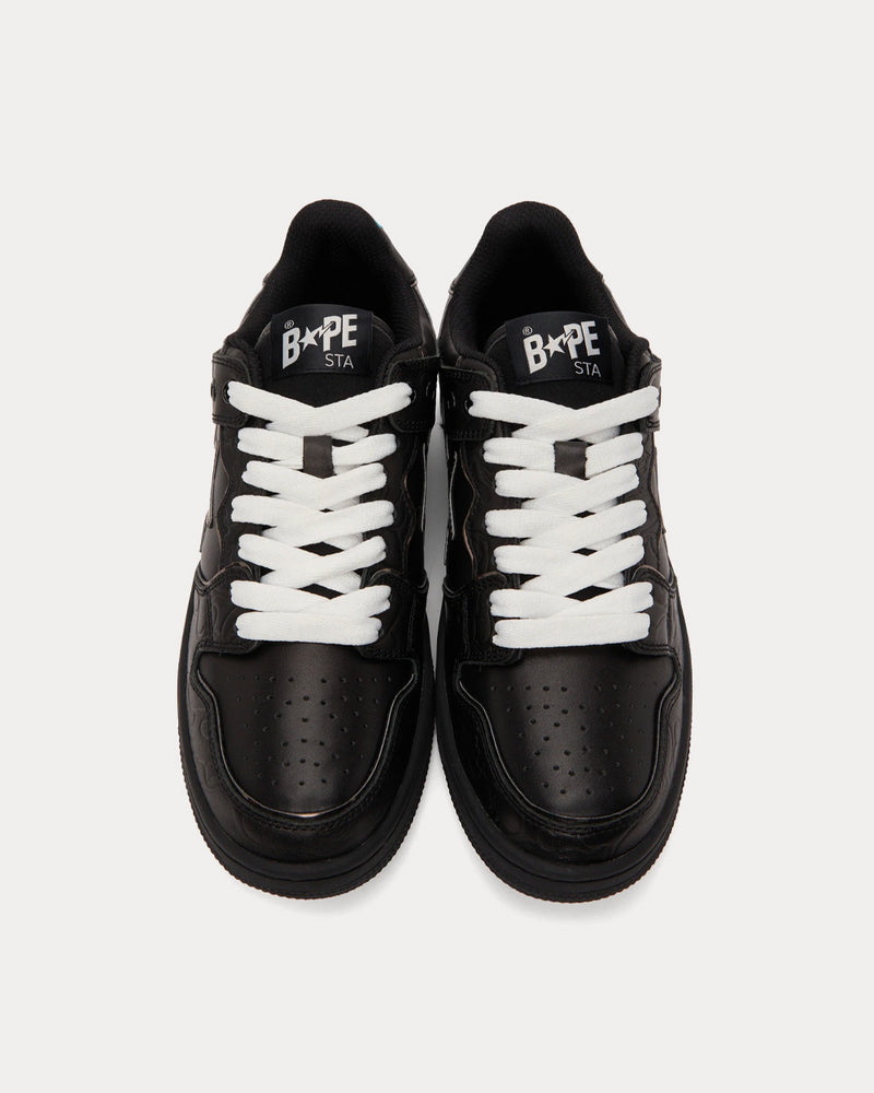 A Bathing APE SK8 STA Black Low Top Sneakers - 2