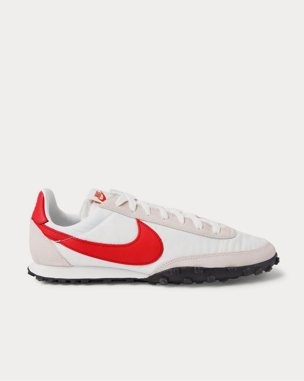 Nike Waffle Racer Leather-Trimmed Shell and Suede  White low top sneakers - 1