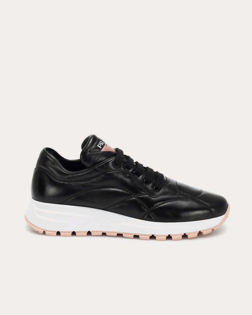 Prada PRAX-01 leather Black Low Top Sneakers - 1