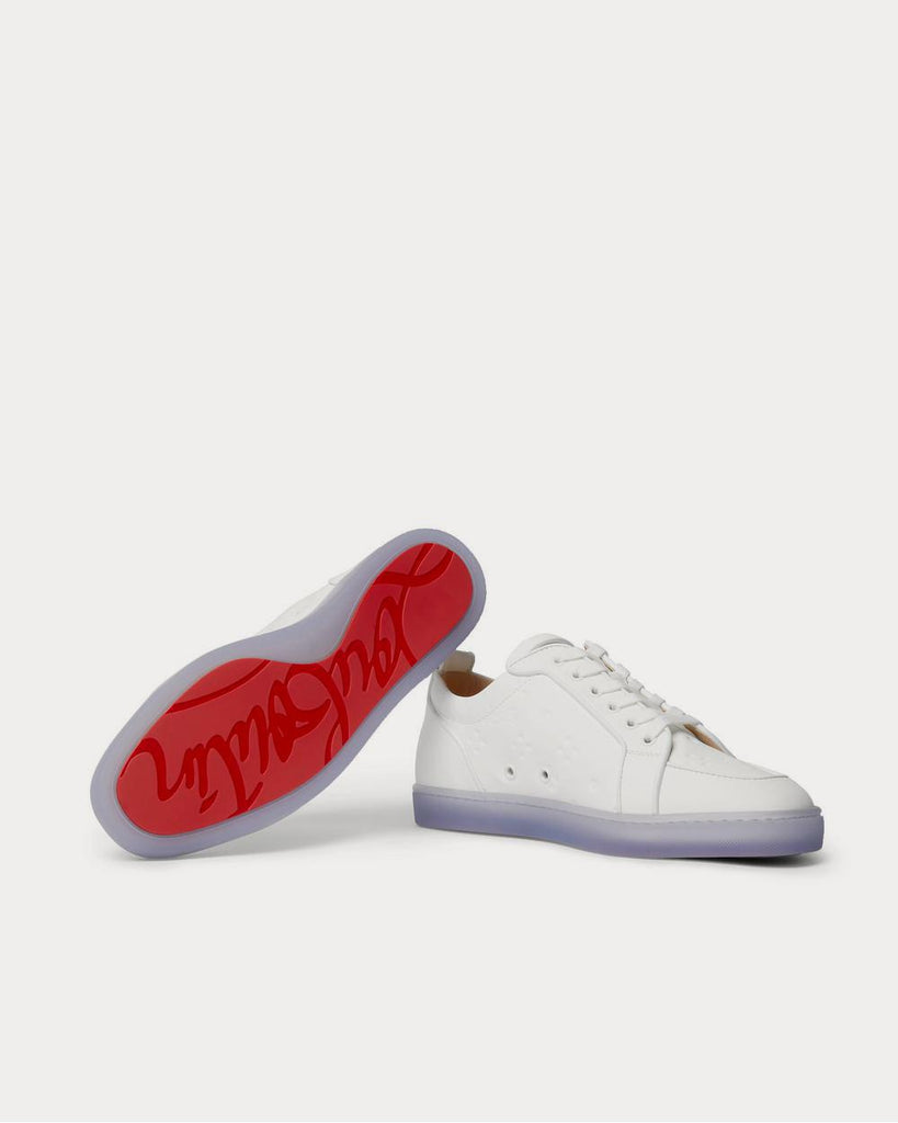 Christian Louboutin Louis Leather High-Top White high top sneakers - Sneak  in Peace