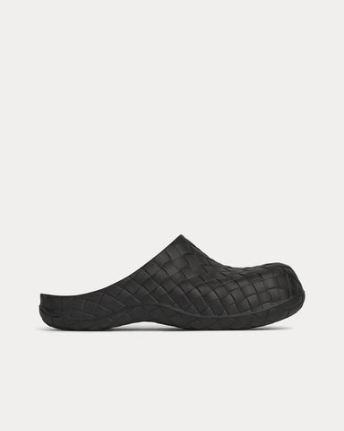 Bottega Veneta Beebee Clog Black Slip Ons