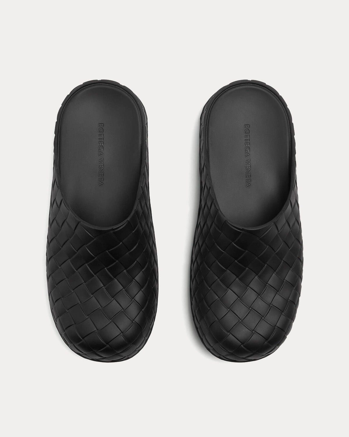 Bottega Veneta Beebee Clog Black Slip Ons - 2