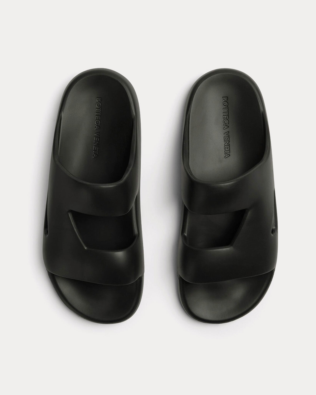 Bottega Veneta Band Black Slip Ons - 2