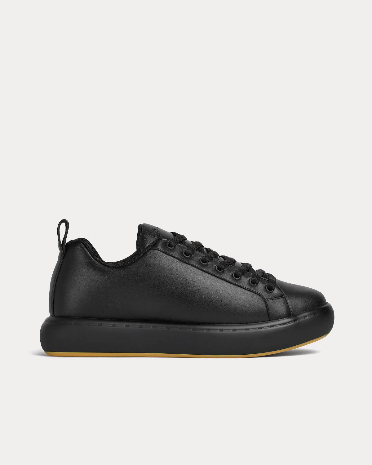 Bottega Veneta Pillow Black / Natural Rubber Low Top Sneakers - 1