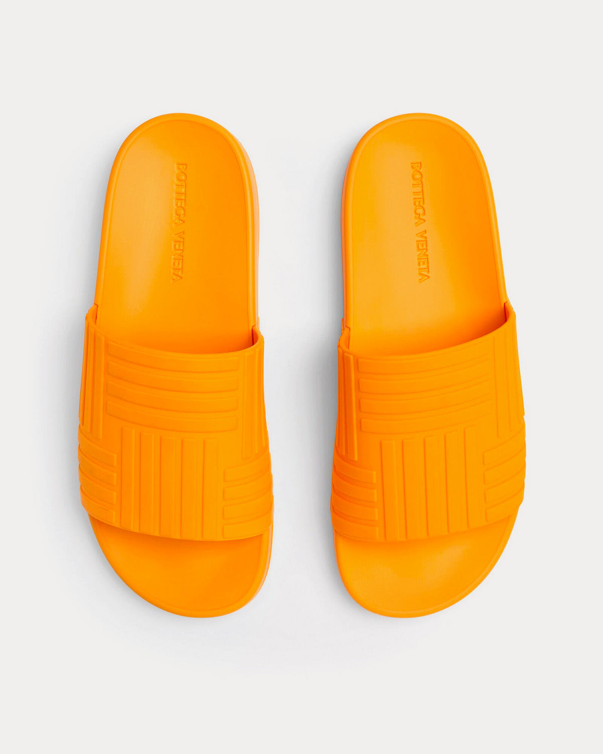 Bottega Veneta Tangerine Sliders - 2