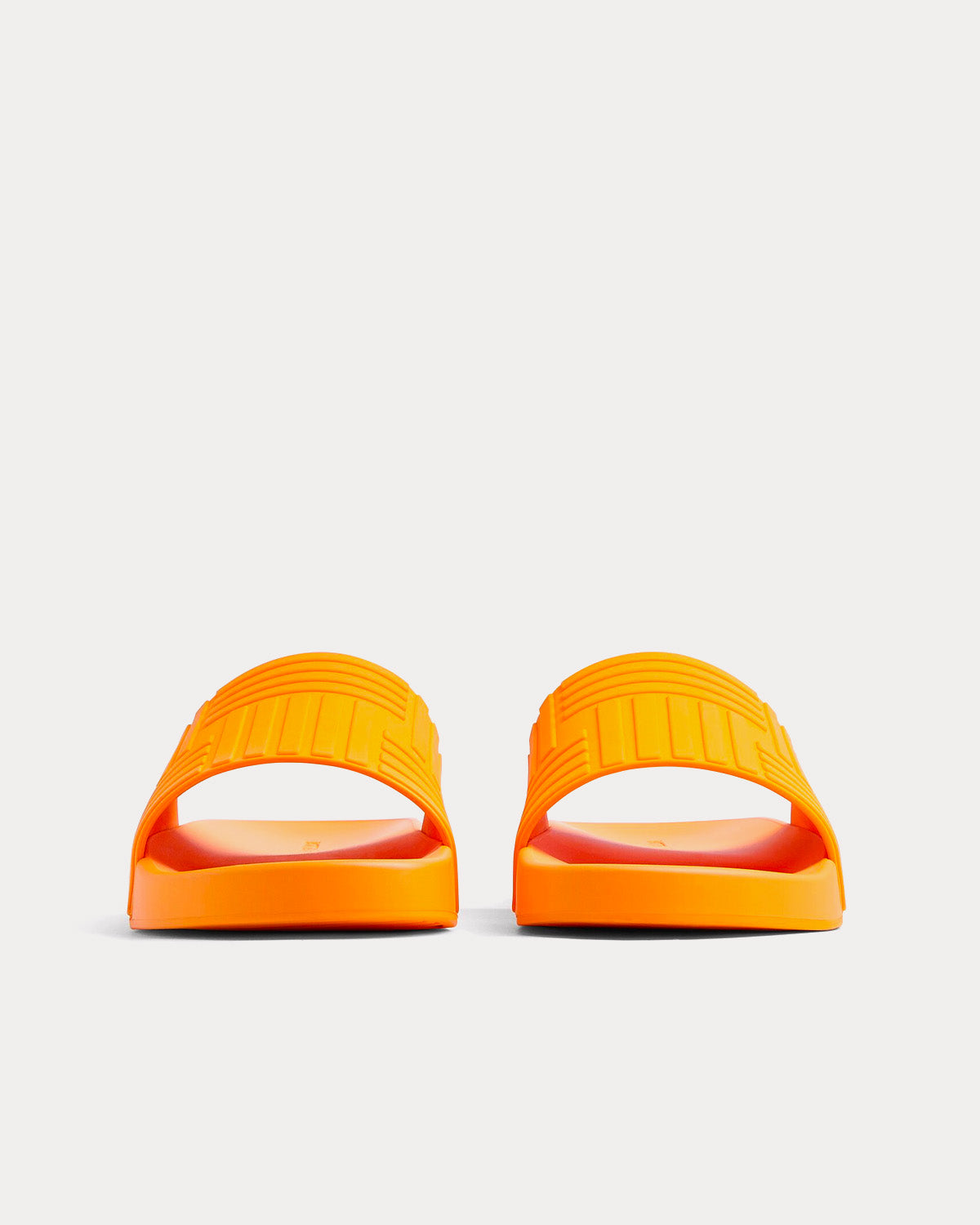 Bottega Veneta Tangerine Sliders - 3