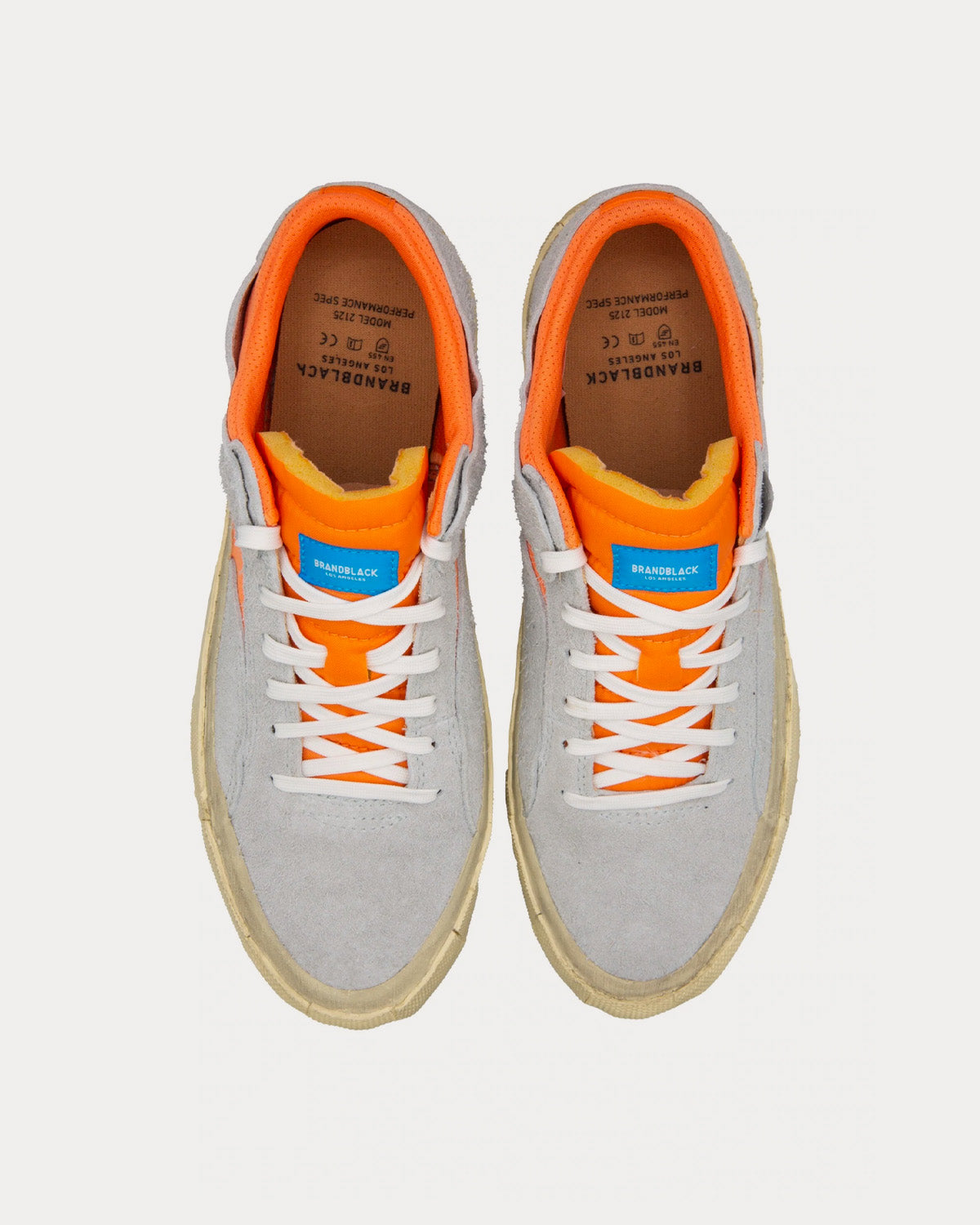 Brandblack Bravo Dirty Orange Grey Low Top Sneakers - 2