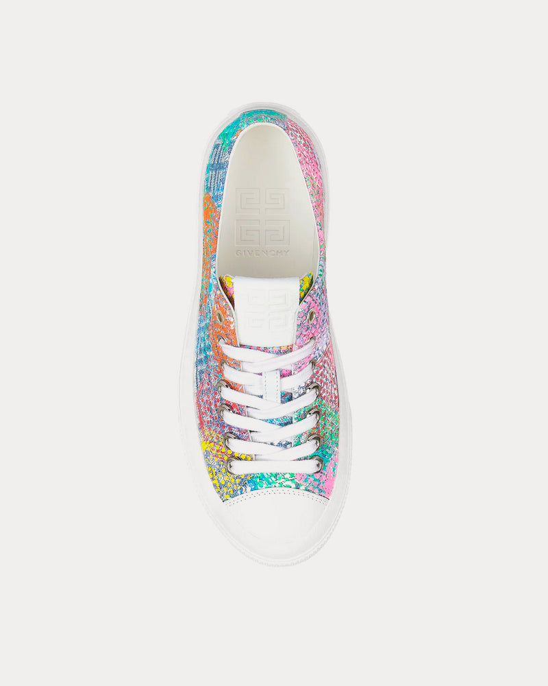 Givenchy x BSTROY City Printed 4G Denim Multi Low Top Sneakers - 2