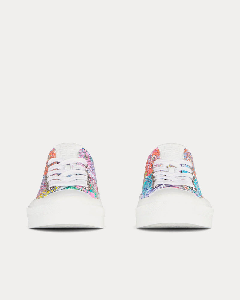 Givenchy x BSTROY City Printed 4G Denim Multi Low Top Sneakers - 3