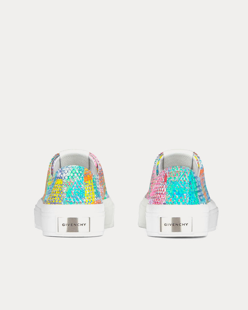 Givenchy x BSTROY City Printed 4G Denim Multi Low Top Sneakers - 4