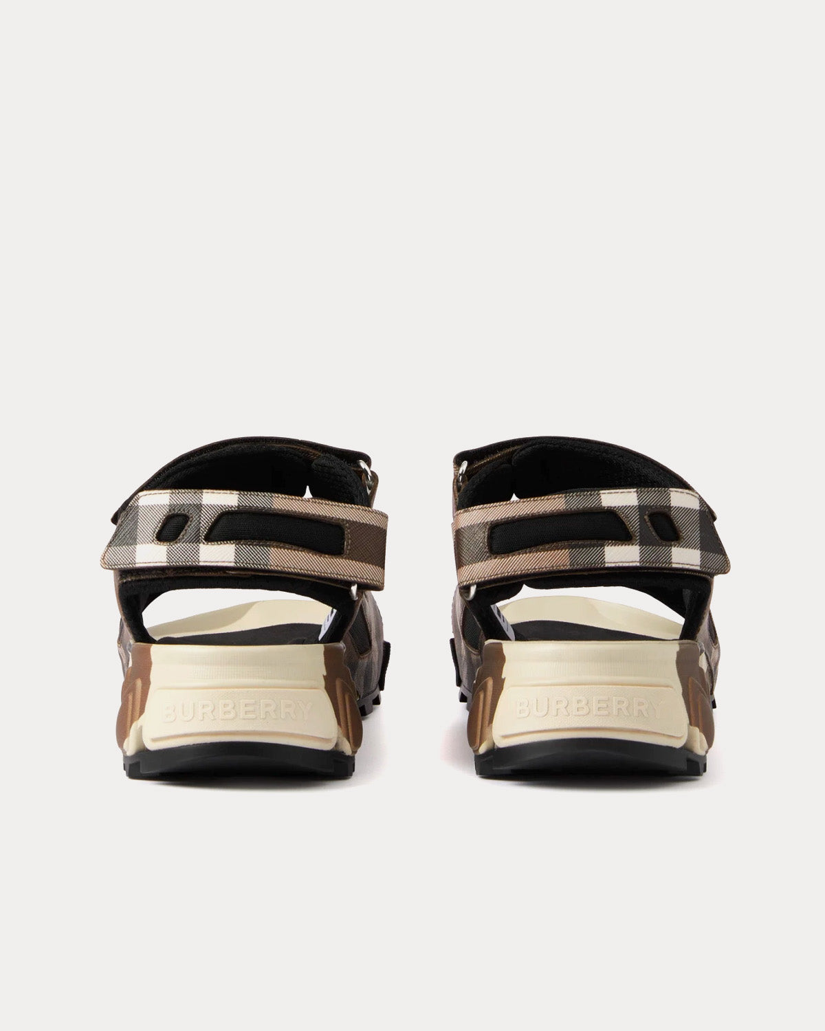 Burberry Arthur Dark Birch Brown Sandals - 2