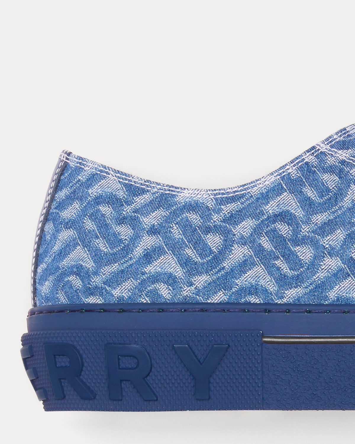 Burberry - Monogram Denim Blue Low Top Sneakers