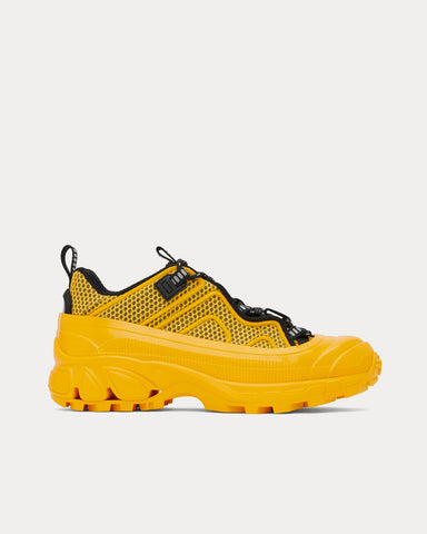 Burberry Arthur Madelina Yellow Low Top Sneakers