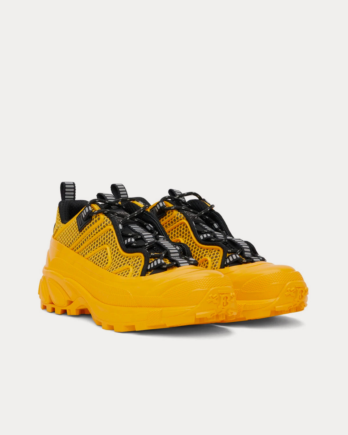 Burberry Arthur Madelina Yellow Low Top Sneakers - 2