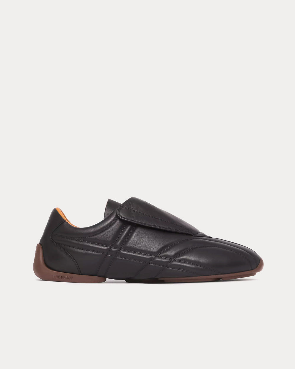 Burberry Phoenix Black / Ebony Brown Slip On Sneakers - 1