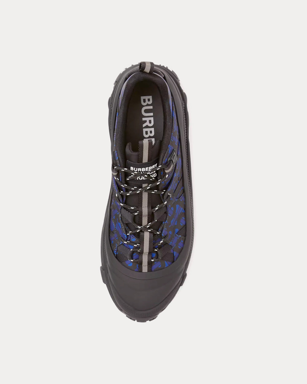 Burberry Arthur Monogram Print Technical Deep Royal Blue Low Top Sneakers - 2