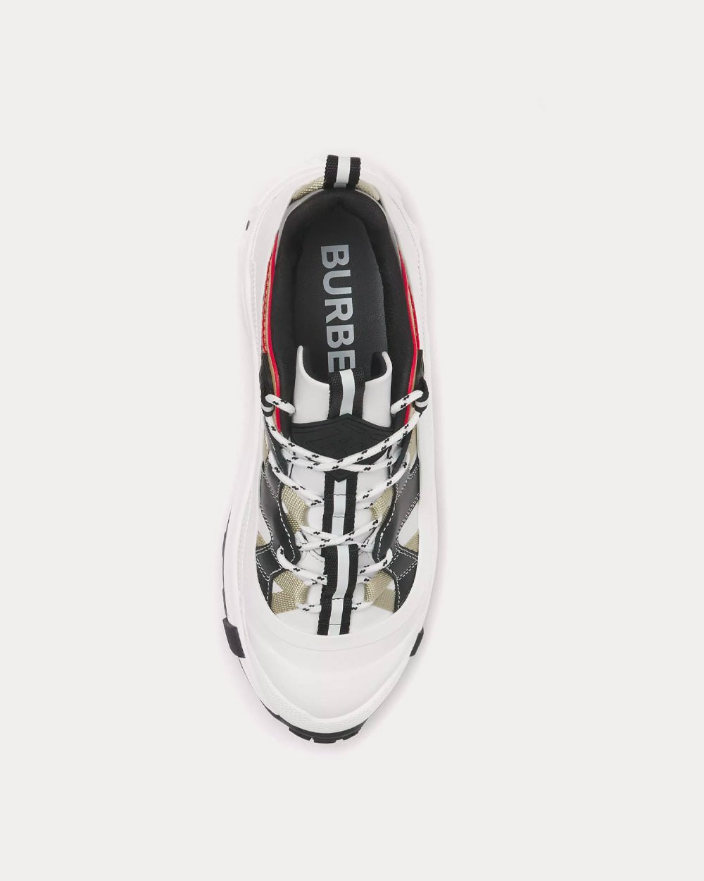 Burberry Arthur Icon Stripe Detail White Low Top Sneakers - 2