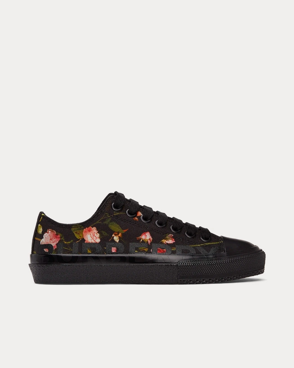 Burberry Larkhall Black Low Top Sneakers - 1