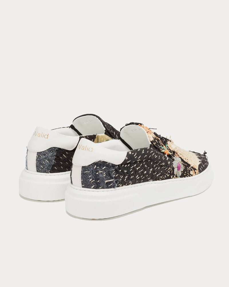 By Walid Patchwork Slip On Sneakers - 3