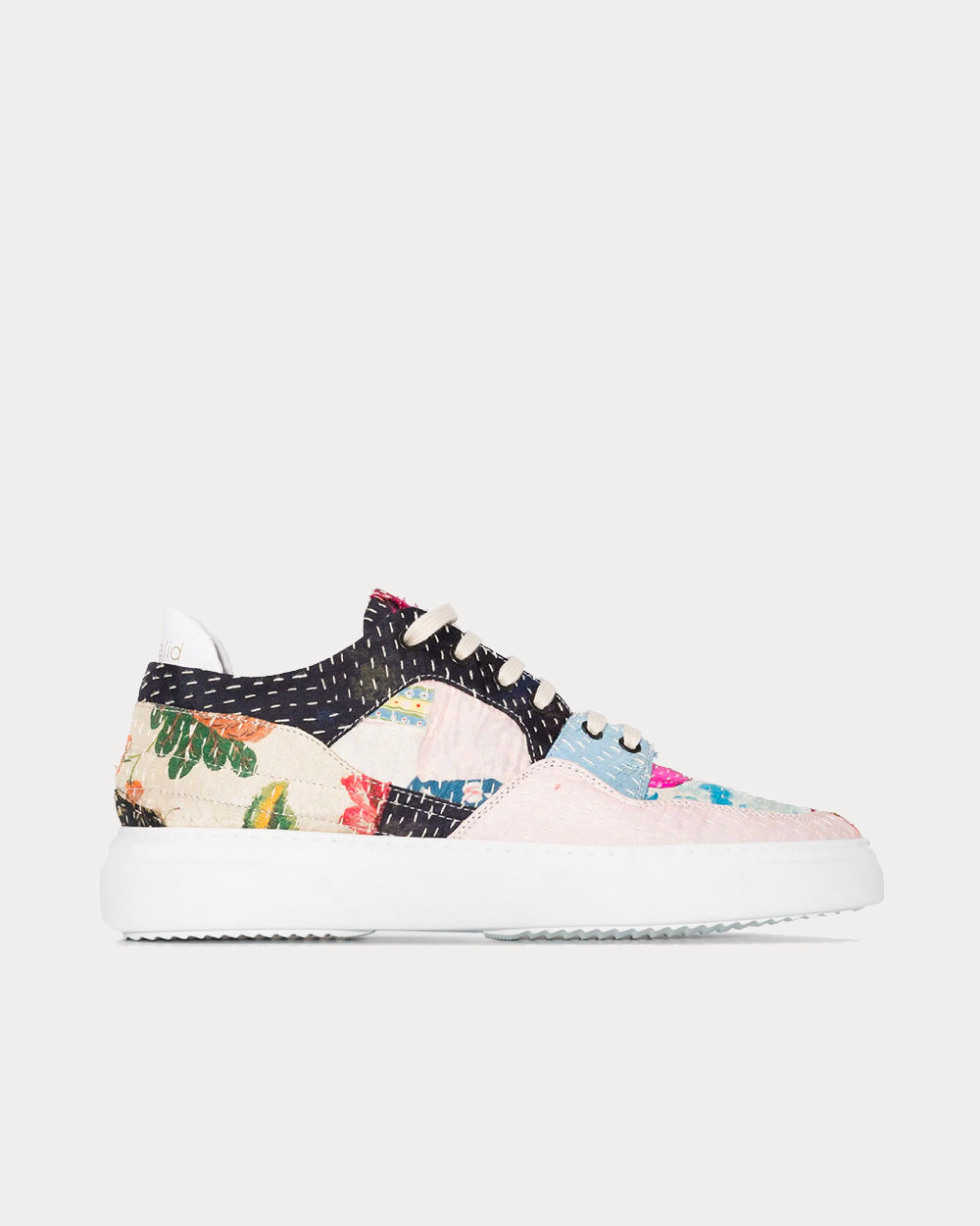 By Walid Patchwork Multicoloured Low Top Sneakers - 1