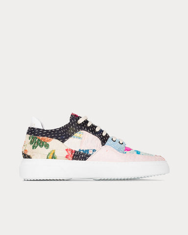 By Walid Patchwork Multicoloured Low Top Sneakers