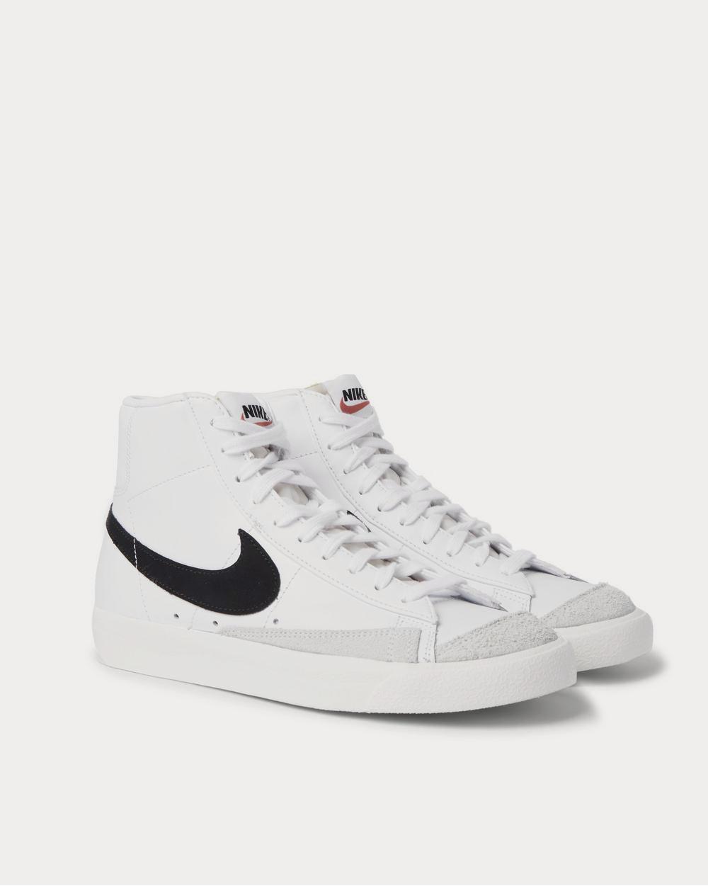 Nike Blazer Mid '77 Suede-Trimmed Leather  White high top sneakers - 2