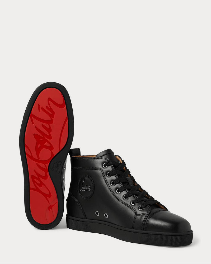 Christian Louboutin Louis Leather High-Top  Black high top sneakers - 3