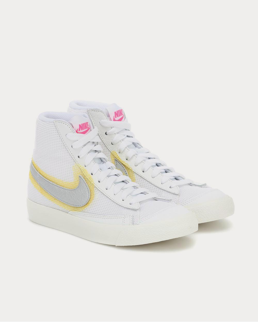 Nike Blazer Mid '77 White High Top Sneakers - 2