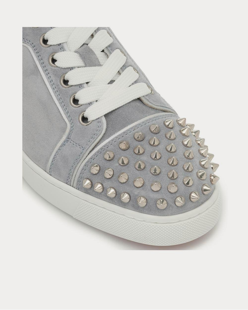 Christian Louboutin Vieira Spikes suede Brest Low Top Sneakers - 4