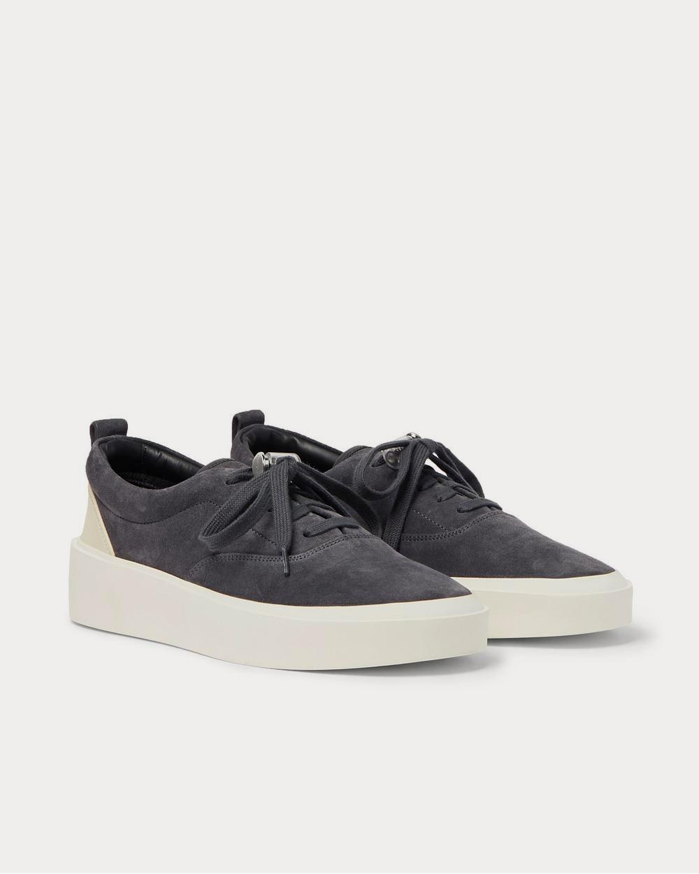 Fear of God 101 Leather Trimmed Suede Navy low top sneakers Sneak in Peace