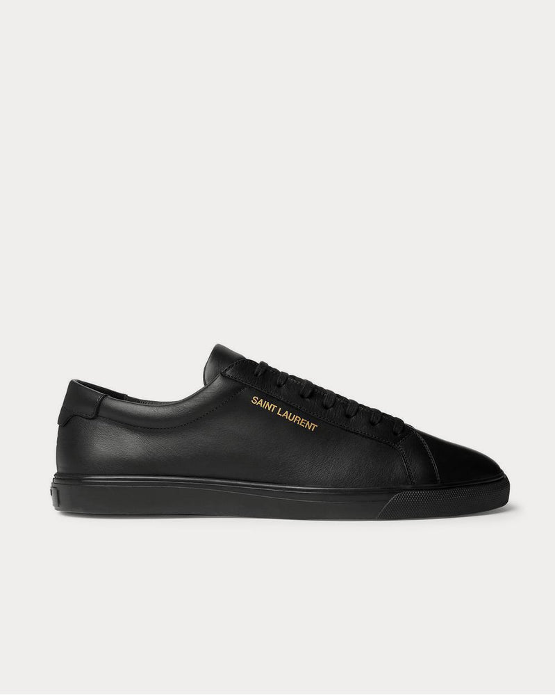 Saint Laurent Andy Leather  Black low top sneakers - 1