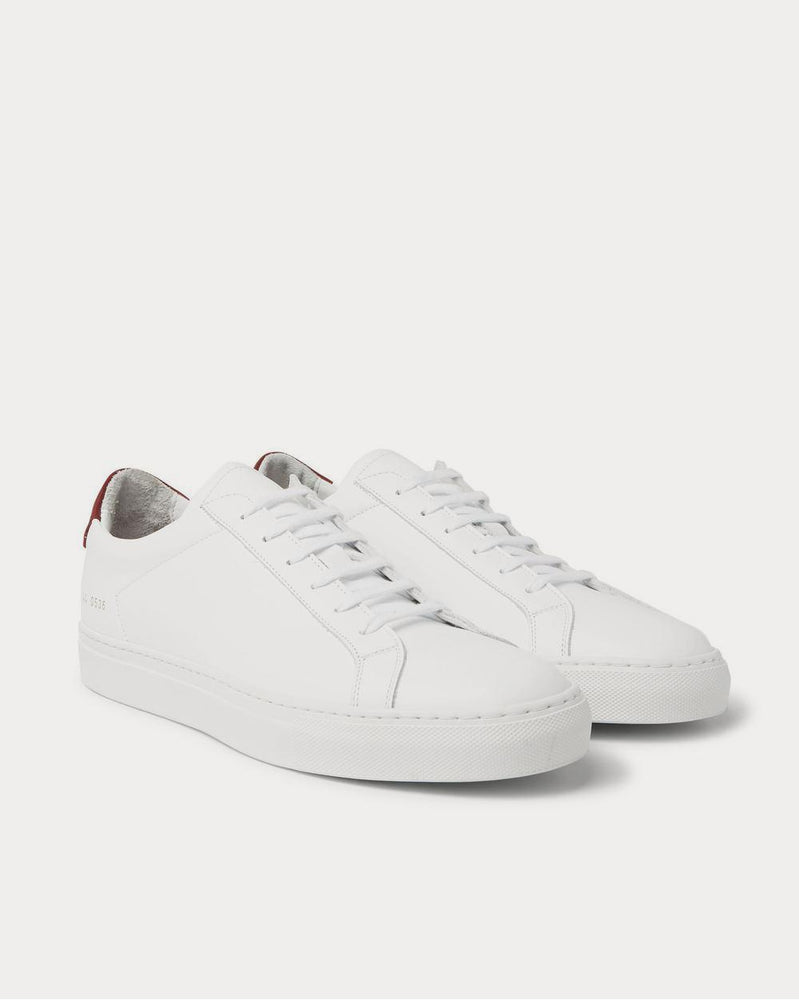 Common Projects Retro Low Leather  White low top sneakers - 2