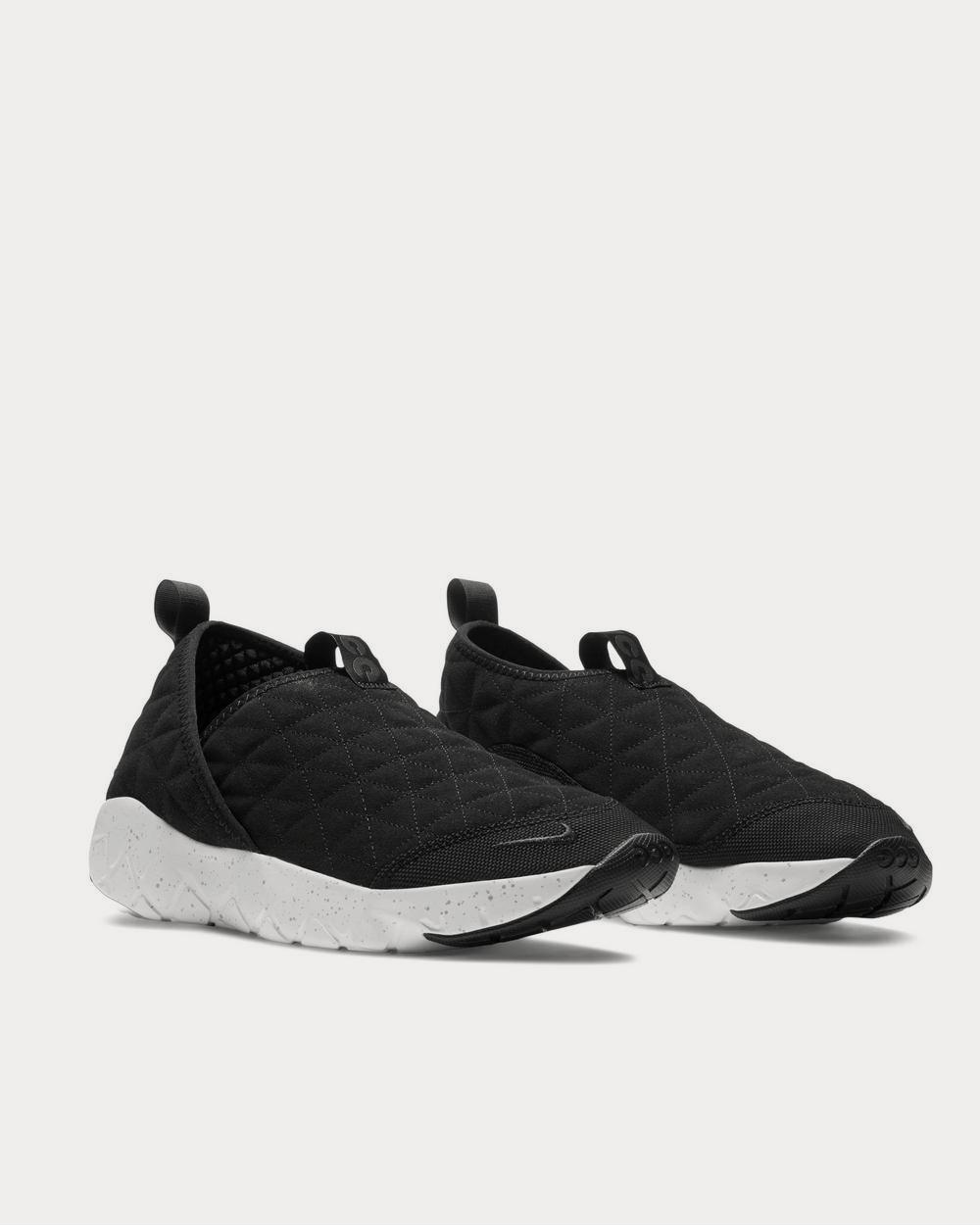 Nike ACG MOC 3.0 Mesh-Trimmed Quilted Suede Black low top sneakers - 2