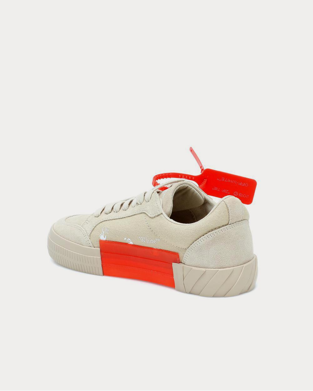 Off-White Vulcanized suede Beige Low Top Sneakers - 3