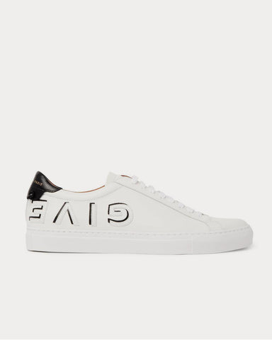 Givenchy Urban Street Logo-Print Leather  White low top sneakers