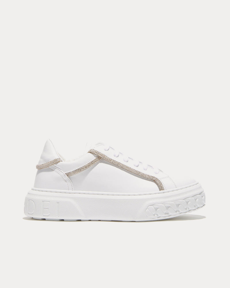 Casadei Off Road C+C White Low Top Sneakers - 1